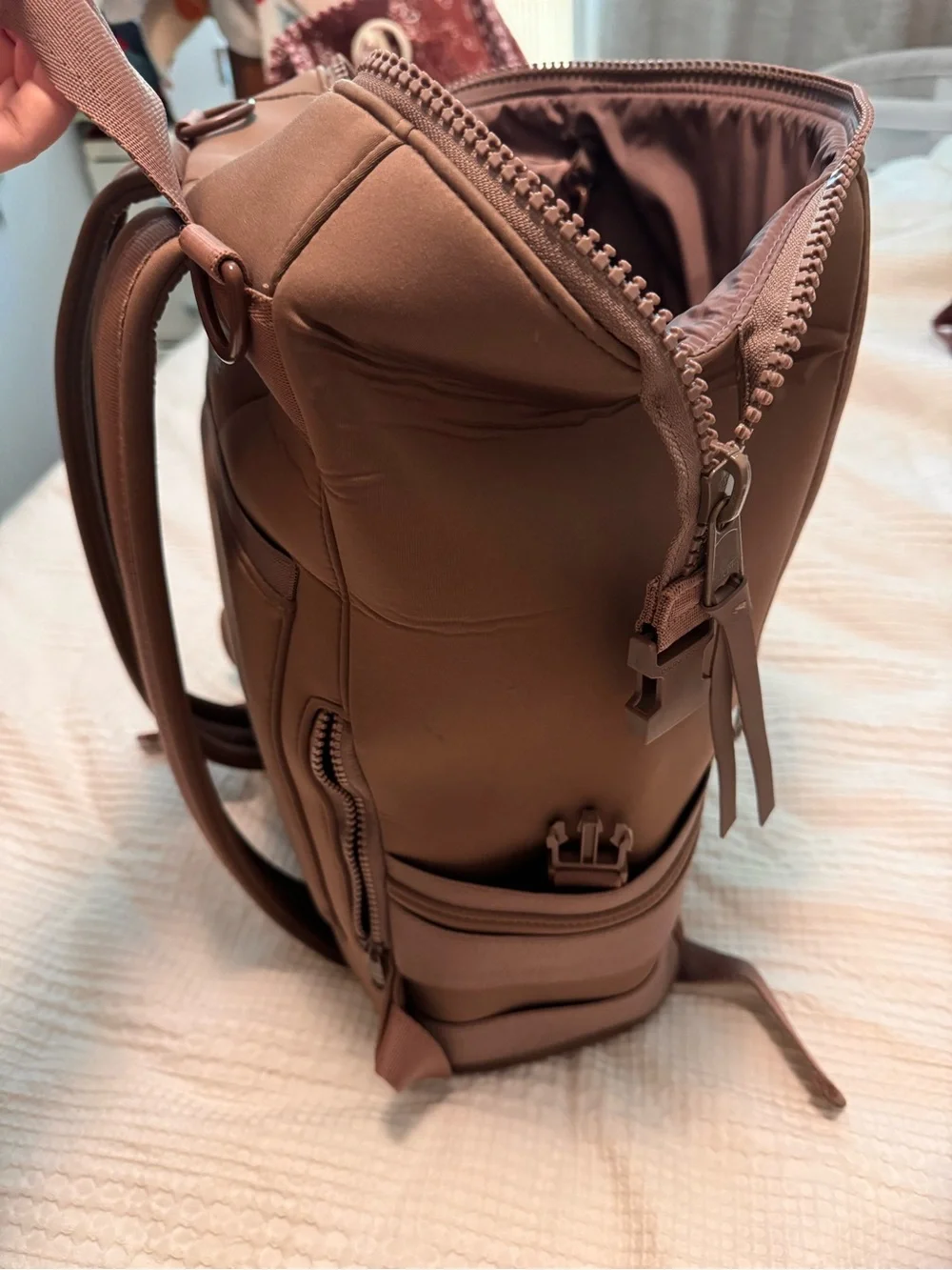 Dagne Dover Large Indi Diaper bag in Dune